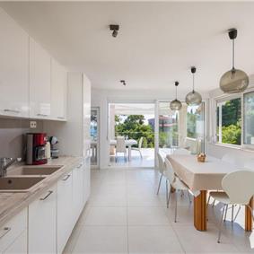 Luxury 6 Bedroom Seafront Villa with pool and Separate Apartment along Secluded Beach near Hvar Town, Sleeps 10-12
